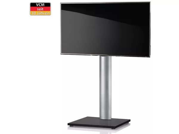 VCM Onu Schwarzlack TV St?nder ohne Regal ohne Rollen