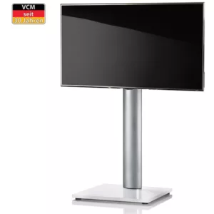 VCM Onu wei?lack TV St?nder ohne Regal ohne Rollen