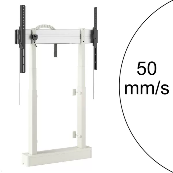 Vogels RISE 2005W elektrischer TV Boden-Wandhalter, 50 mm/s, wei?