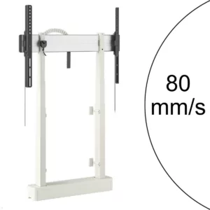 Vogels RISE 2008W elektrischer TV Boden-Wandhalter, 80 mm/s, wei?