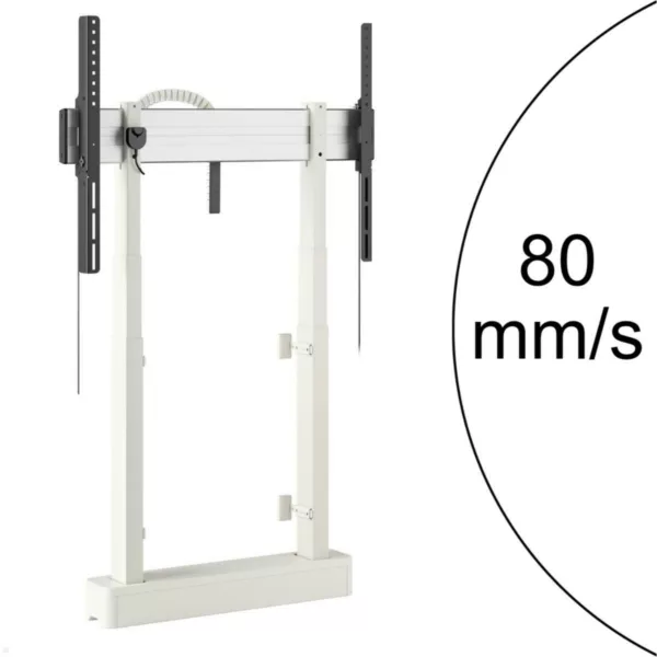 Vogels RISE 2008W elektrischer TV Boden-Wandhalter, 80 mm/s, wei?