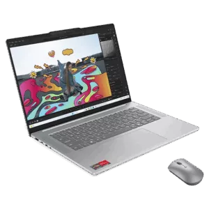 Lenovo IdeaPad Slim 5 15" (R7-32GB-512GB) + Maus AMD Ryzen™ 7 7735HS Prozessor (3,20 GHz bis zu 4,75 GHz)/Ohne Betriebssystem/1 TB SSD M.2 2242 PCIe 4.0 QLC