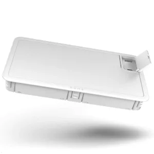 Zens Liberty ZEBI08W/EU Einbau Doppel Qi-Ladestation mit USB Ports, wei?