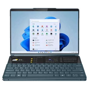 Lenovo Yoga Book 9i 13 (Ultra 7-Windows 11 Pro-32GB-1TB) Intel® Core™ Ultra 7 155U Prozessor (E-Kerne bis zu 3,80 GHz P-Kerne bis zu 4,80 GHz)/Windows 11 Pro 64/1 TB SSD, M.2 2242, PCIe 4.0, TLC