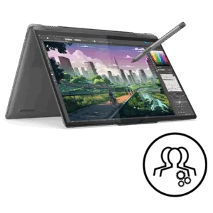 Lenovo NB YG 7 2-in-1 14AHP9 R7 16G 1T 11H + 3 Jahre Premium Care AMD Ryzen™ 7 8840HS Prozessor (3,30 GHz bis zu 5,10 GHz)/Windows 11 Home 64/1 TB SSD M.2 2242 PCIe 4.0 TLC
