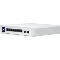 Ubiquiti UniFi Enterprise - Switch - L3 - managed - 8 x 10/100/1000/2.5G (PoE+) + 2 x 1 Gigabit/10 Gigabit SFP+ (Uplink) - Desktop - PoE+ (120 W)