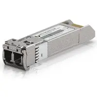 Ubiquiti SFP+ transceiver for CWDM to 20 km using single-mode fiber with a duplex LC UPC connector (UACC-OM-SFP10-1330)