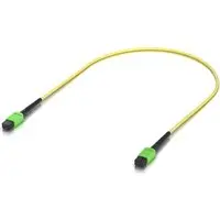 Ubiquiti Indoor OS2 single-mode fiber B APC connectors designed for 100G applications. 0.5M