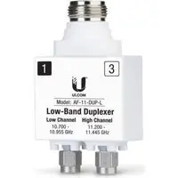 Ubiquiti Networks AF-11-DUP-L LWL-Steckverbinder 1 Stück(e) Silber - Weiß (AF-11-DUP-L)