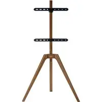 S603 TV-Stand (45-65") mattschwarz/walnuss