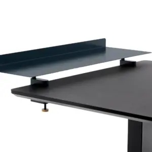 APTO Table Shelf Schreibtisch Ablageboard 72x24cm mit Tischklemmen, marineblau