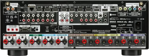 Denon AVC-X4800H Lautsprecher (Bluetooth, LAN (Ethernet) – Bild 2