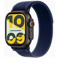Apple Watch Ultra 2 GPS + Cellular 49mm Titan schwarz Trail Loop blau M/L