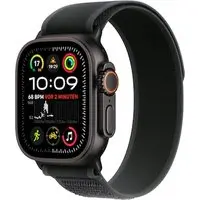 Apple Watch Ultra 2 LTE 49mm schwarzes Titan Gehäuse mit schwarzem Trail Armband - S/M