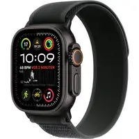 Apple Watch Ultra 2 LTE 49mm schwarzes Titan Gehäuse mit schwarzem Trail Armband - M/L