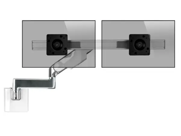 Humanscale M8.1 Dual Monitor Wandhalterung gerade wei? (M81HMWE2W)