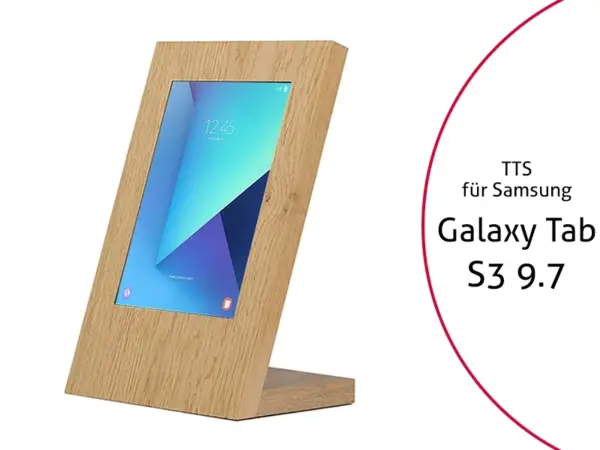 TabLines TTS054 Design Tablet Tischst?nder Samsung Galaxy Tab S3 9.7, Eiche
