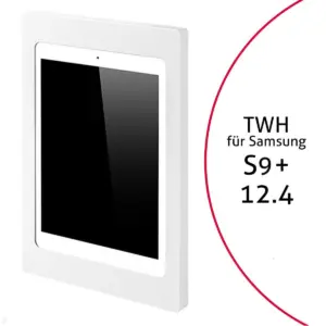 TabLines TWH050W Tablet Wandhalterung f?r Samsung Tab S9+ 12.4, wei?