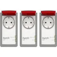 AVM FRITZ!DECT 210 3er Set Smarte Steckdose für außen