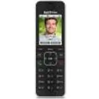 AVM FRITZ!Fon C6 Mobilteil (DECT) für Internet- und Festnetztelefonie in Schwarz