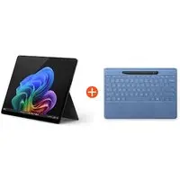 Microsoft Surface Pro (11. Edition) Copilot+ PC 13" OLED 2in1 Graphit Snapdragon® X Elite 16GB/1TB SSD Win11 EP2-08384 ohne Netzteil inkl. MS Surface Pro Flex Keyboard +Slim Pen saphir