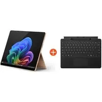 Microsoft Surface Pro (11. Edition) Copilot+ PC 13" OLED 2in1 Dune Snapdragon® X Elite 16GB/1TB SSD Win11 EP2-08389 ohne Netzteil inkl. MS Surface Pro Keyboard mit Slim Pen schwarz