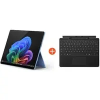Microsoft Surface Pro (11. Edition) Copilot+ PC 13" OLED 2in1 Saphir Snapdragon® X Elite 16GB/1TB SSD Win11 EP2-08390 ohne Netzteil inkl. MS Surface Pro Keyboard mit Slim Pen schwarz