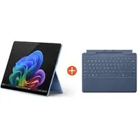 Microsoft Surface Pro (11. Edition) Copilot+ PC 13" OLED 2in1 Saphir Snapdragon® X Elite 16GB/1TB SSD Win11 EP2-08390 ohne Netzteil inkl. MS Surface Pro Keyboard mit Stiftaufbewahrung saphir