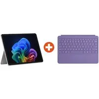 Microsoft Surface Pro Copilot+ PC 12" Snapdragon® X Plus 16GB/256GB UFS PixelSense LCD Platinum Win11 ohne Netzteil inkl. MS Surface Pro Keyboard Violet