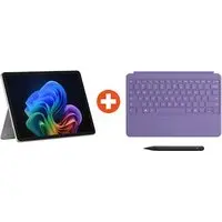 Microsoft Surface Pro Copilot+ PC 12" Snapdragon® X Plus 16GB/256GB UFS PixelSense LCD Platinum Win11 ohne Netzteil inkl. MS Surface Pro Keyboard Violet + Slim Pen