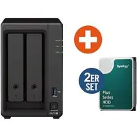 Synology DS723+ NAS System 2-Bay 24 TB inkl. 2x 12 TB Synology HDD HAT3310-12T