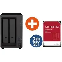 Synology Diskstation DS723+ NAS System 2-Bay inkl. 2x 6TB WD Red Plus WD60EFPX