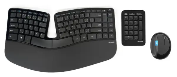 Microsoft Sculpt Ergonomic Desktop -Maus+Tastatur+Ziffernblock, Schweizer-QWERTZ – Bild 2