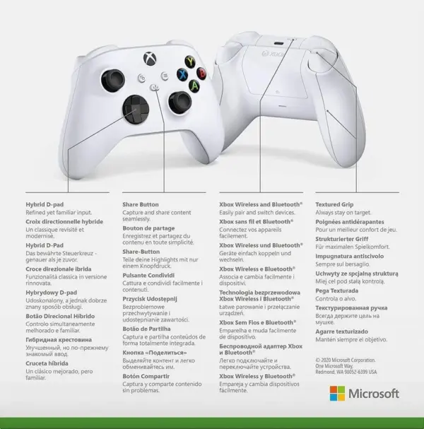 Microsoft Xbox Wireless Controller Roboterweiß für – Bild 4