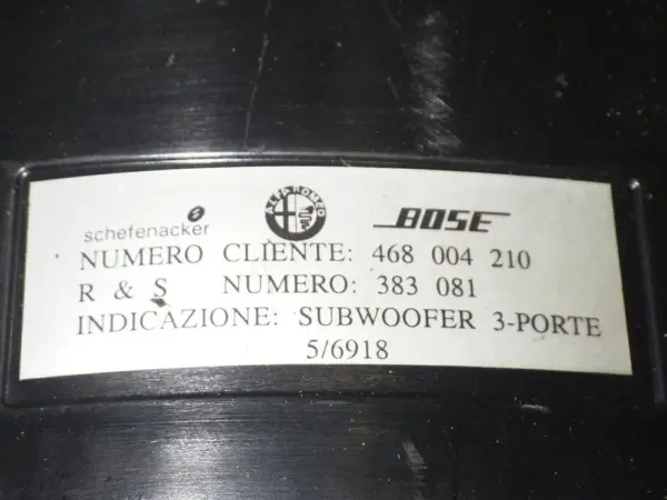 Subwoofer Lautsprecher Bose 468004210 – Bild 4