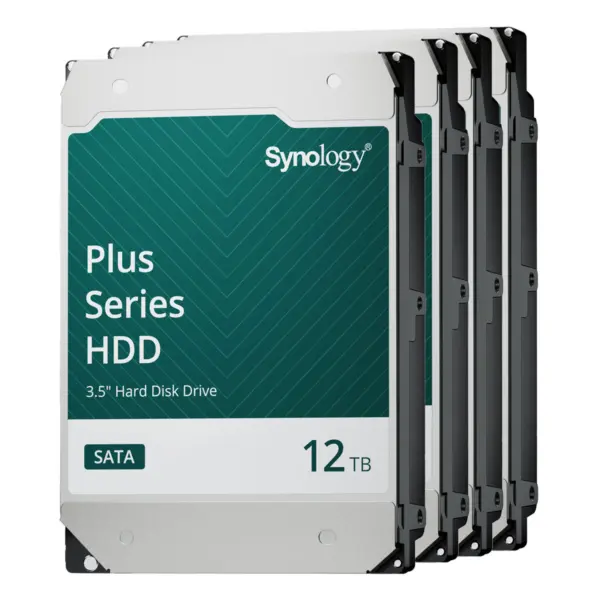4er Pack Synology Plus HDD 12TB 3.5 Zoll SATA Interne CMR Festplatte – Bild 2