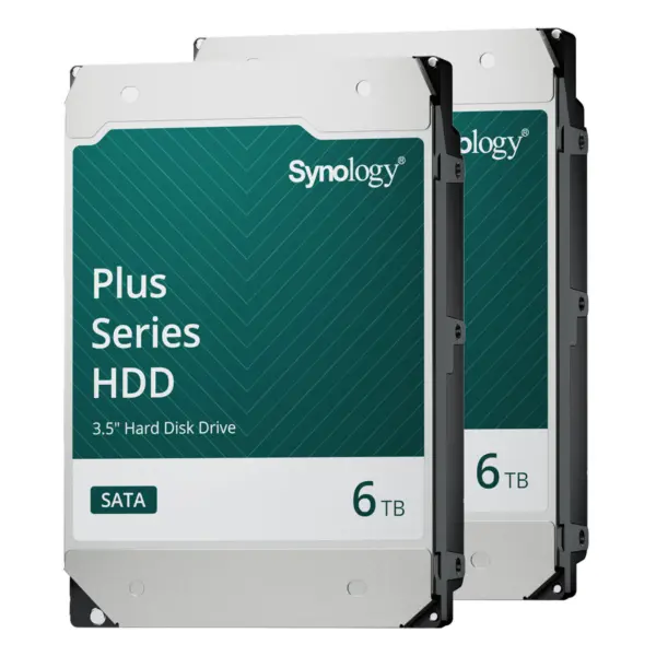 2er Pack Synology Plus HDD 6TB 3.5 Zoll SATA Interne CMR Festplatte – Bild 2
