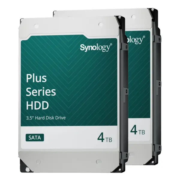 2er Pack Synology Plus HDD 4TB 3.5 Zoll SATA Interne CMR Festplatte – Bild 2