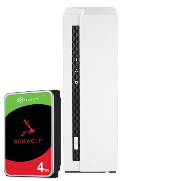 QNAP TS-133 4TB Seagate IronWolf NAS-Bundle NAS inkl. 1x 4TB Seagate IronWolf 3.5 Zoll SATA Festplatte – Bild 2