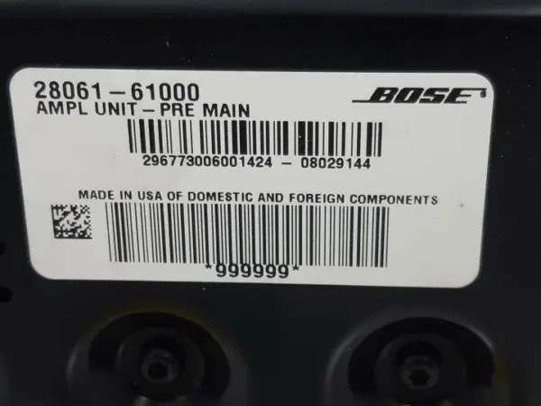 Audio Verstärker BOSE Koleos I SUV 2.5 16V 4x4 (2TR-700) 2008 (2806161000) – Bild 4