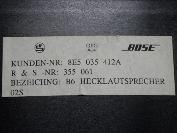 Subwoofer Lautsprecher 8E5035412A – Bild 4
