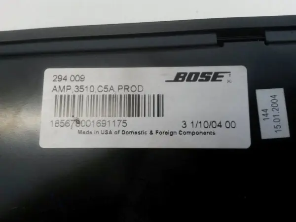 Minidisc-Radio AUDI A6 AVANT (4B, C5) 2.5 TDI QUATTRO BOSE,294009 132 KW – Bild 5