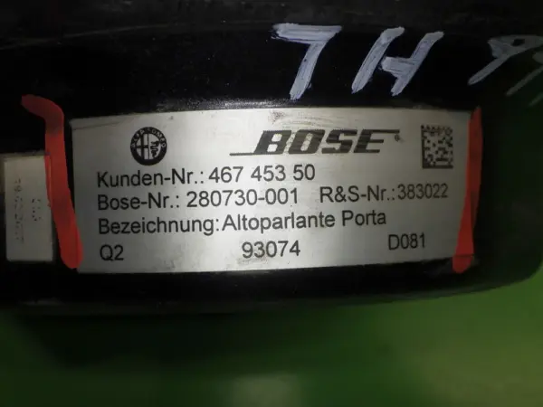 Lautsprecher hinten links Bose 280730001 – Bild 4