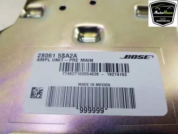 Audio Verstärker BOSE Leaf (ZE1) Hatchback e+ 59/62kWh (EM57) 2020 (280615SA2A) – Bild 4