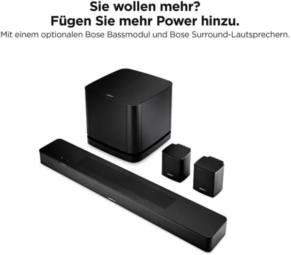 Bose Set: Smart Soundbar+Bass 500+Rear Speaker – Bild 3