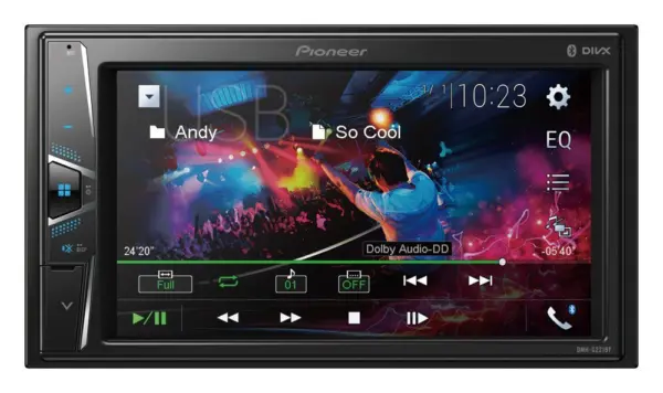 Pioneer DMH-G221BT 6,2-Zoll-Clear Bluetooth USB Aux-In – Bild 2