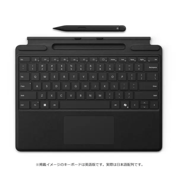 Microsoft Surface Pro Tastaturstift Schwarz (mit Aufbewahrung/schmalem Stift) / / 8X6-00186 schwarz – Bild 2