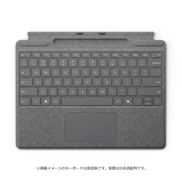 Microsoft Surface Pro Keyboard Stift Stift verkauft Platin (mit Storage/Slim separat) / / 8XA-00256 platin – Bild 2