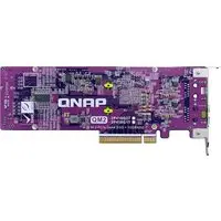 QNAP QM2-2P410G1T - Speicher-Controller mit 10GBASE-T Port - M.2 - PCIe 4.0 x4 (NVMe) - Low-Profile - PCIe 4.0 x8 - für QNAP TDS-h2489FU-4309Y-64
