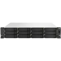 QNAP TS-h1887XU-RP NAS Rack (2U) Eingebauter Ethernet-Anschluss Schwarz - Weiß E-2334 (TS-H1887XU-RP-E2334-16G)